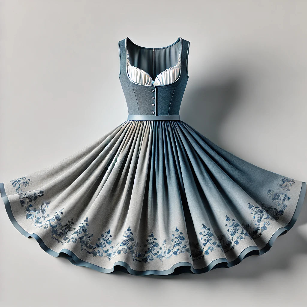 The quiet elegance of the dirndl in grey: tradition meets modernity